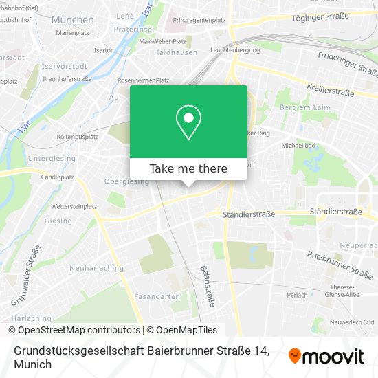 Grundstücksgesellschaft Baierbrunner Straße 14 map