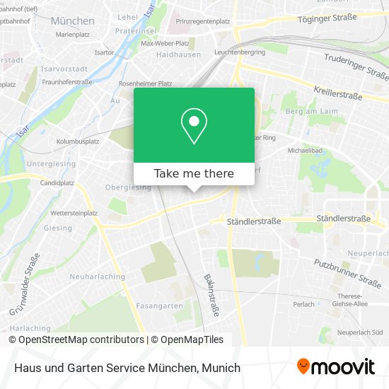 Карта Haus und Garten Service München