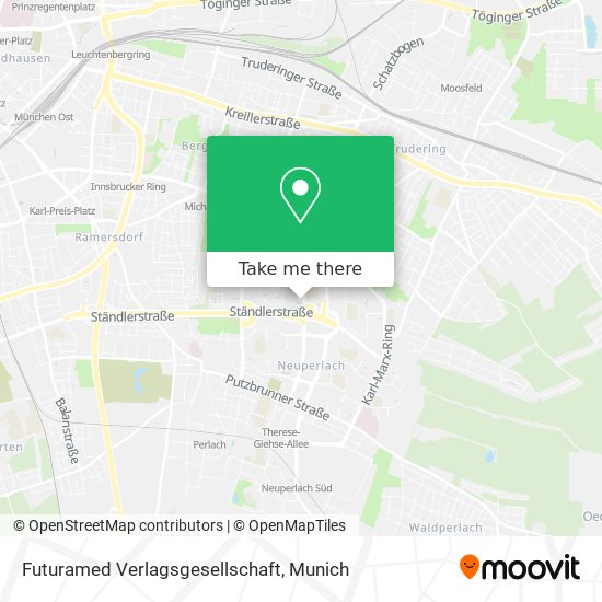 Futuramed Verlagsgesellschaft map