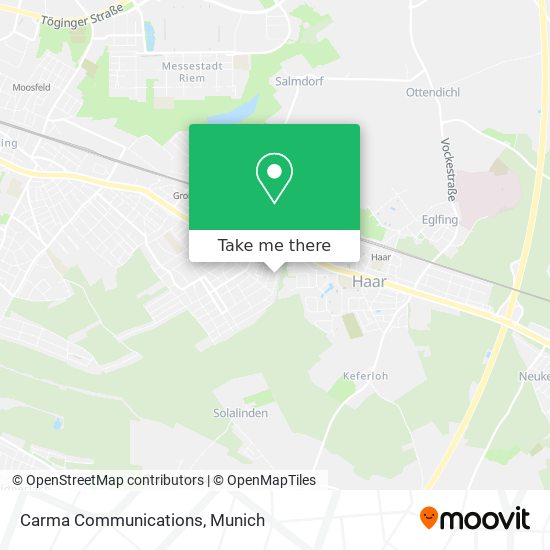 Carma Communications map