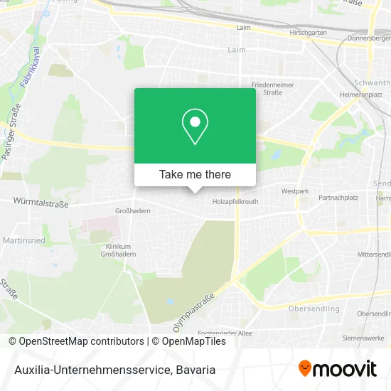 Карта Auxilia-Unternehmensservice