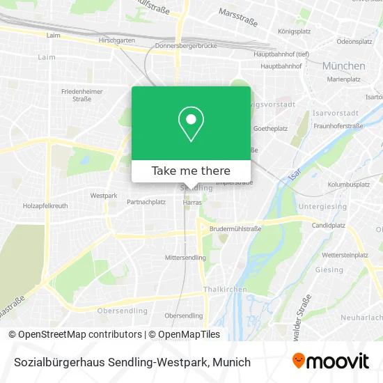 Sozialbürgerhaus Sendling-Westpark map