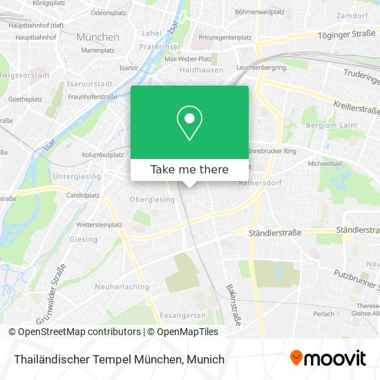 Thailändischer Tempel München map