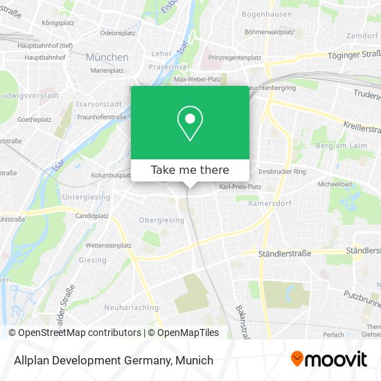 Allplan Development Germany map