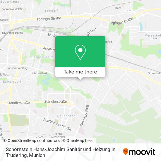 Schornstein Hans-Joachim Sanitär und Heizung in Trudering map