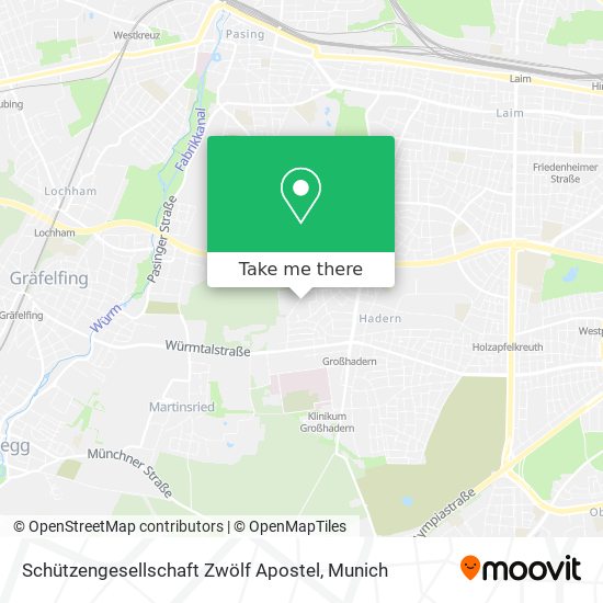 Schützengesellschaft Zwölf Apostel map