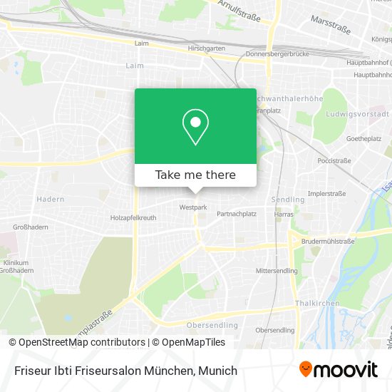 Карта Friseur Ibti Friseursalon München