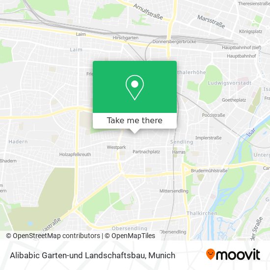 Alibabic Garten-und Landschaftsbau map