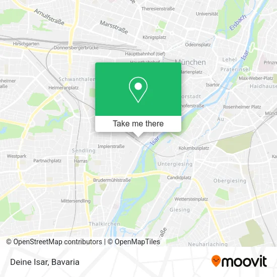 Карта Deine Isar