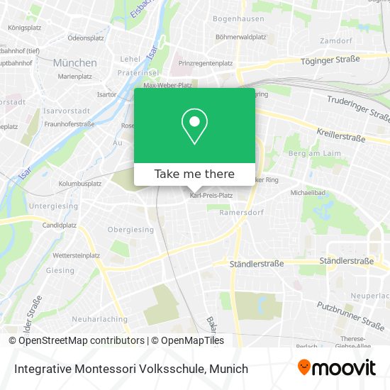 Integrative Montessori Volksschule map