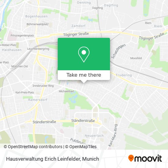 Hausverwaltung Erich Leinfelder map