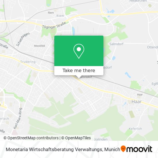 Monetaria Wirtschaftsberatung Verwaltungs map