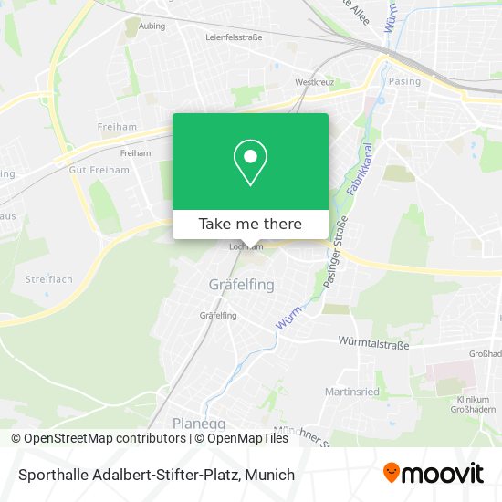 Sporthalle Adalbert-Stifter-Platz map