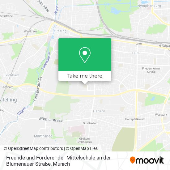 Freunde und Förderer der Mittelschule an der Blumenauer Straße map