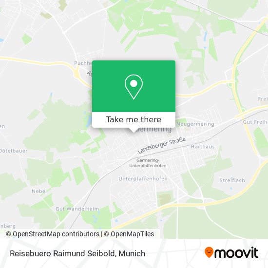 Reisebuero Raimund Seibold map