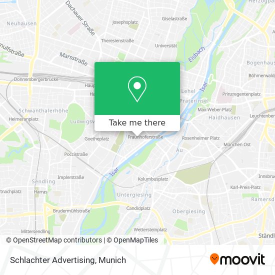 Schlachter Advertising map