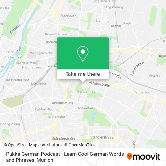 Pukka German Podcast - Learn Cool German Words and Phrases map