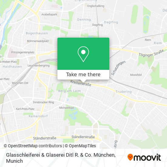 Glasschleiferei & Glaserei Ditl R. & Co. München map