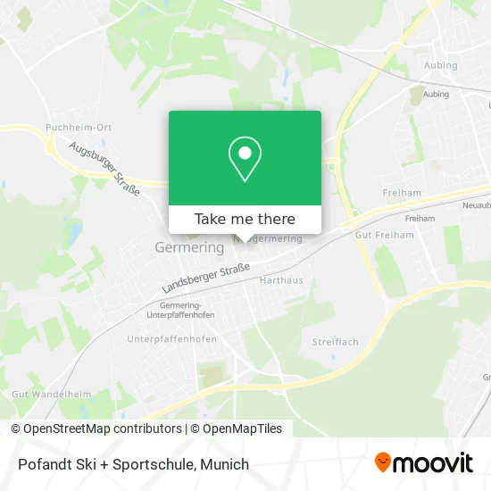 Карта Pofandt Ski + Sportschule