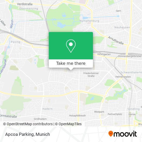 Apcoa Parking map