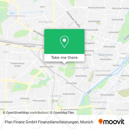 Plan Finanz GmbH Finanzdienstleistungen map