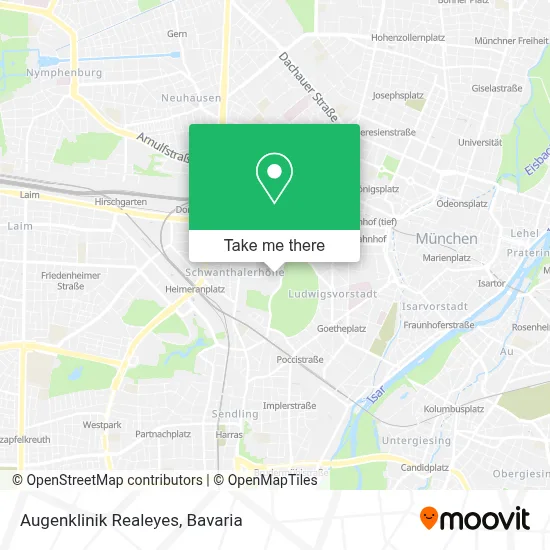 Augenklinik Realeyes map