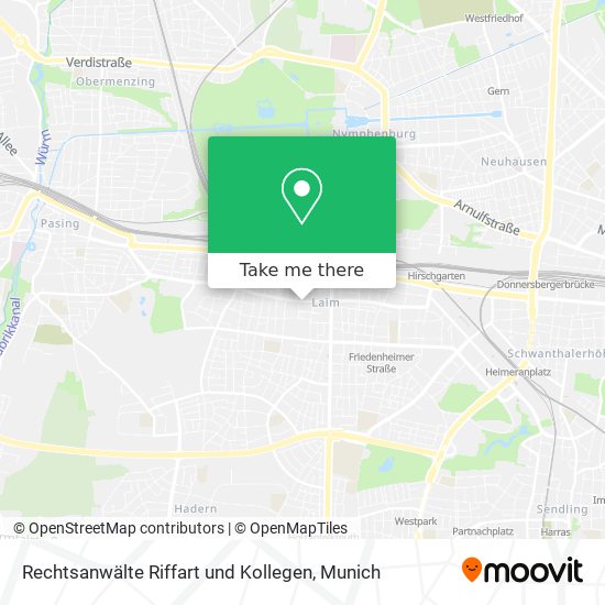 Rechtsanwälte Riffart und Kollegen map