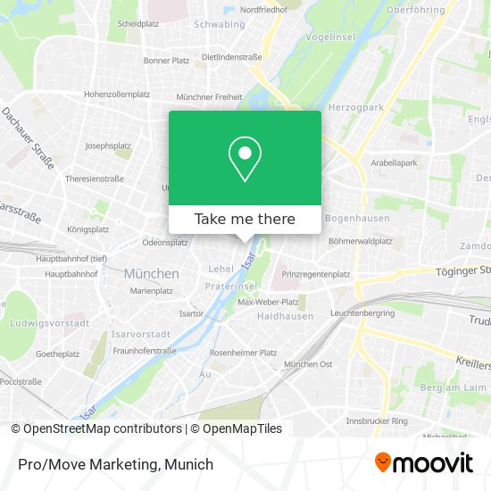 Pro/Move Marketing map