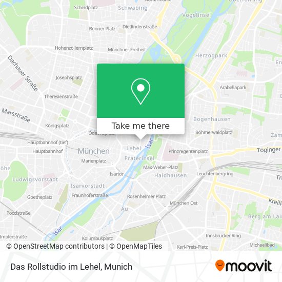 Das Rollstudio im Lehel map