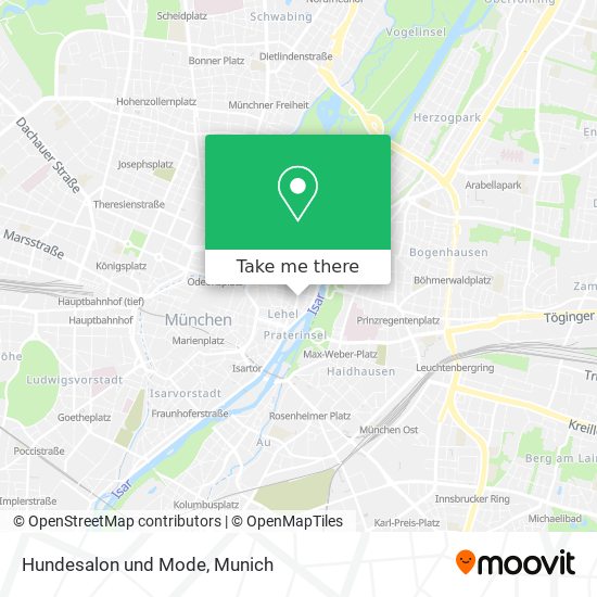 Hundesalon und Mode map