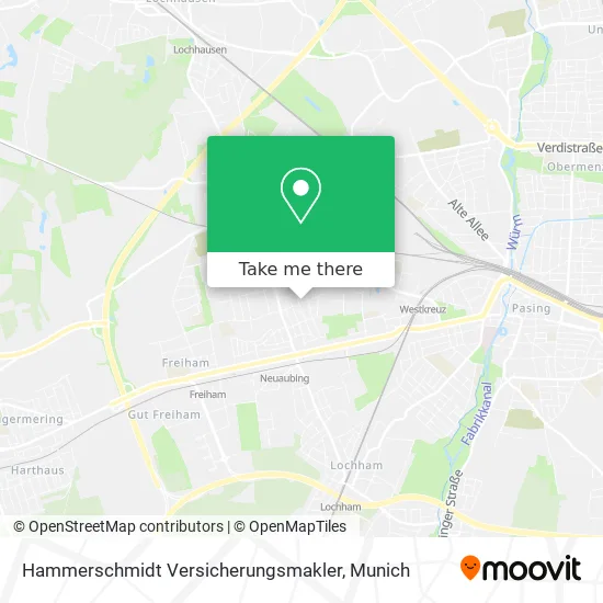 Карта Hammerschmidt Versicherungsmakler