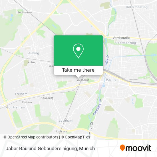 Jabar Bau und Gebäudereinigung map