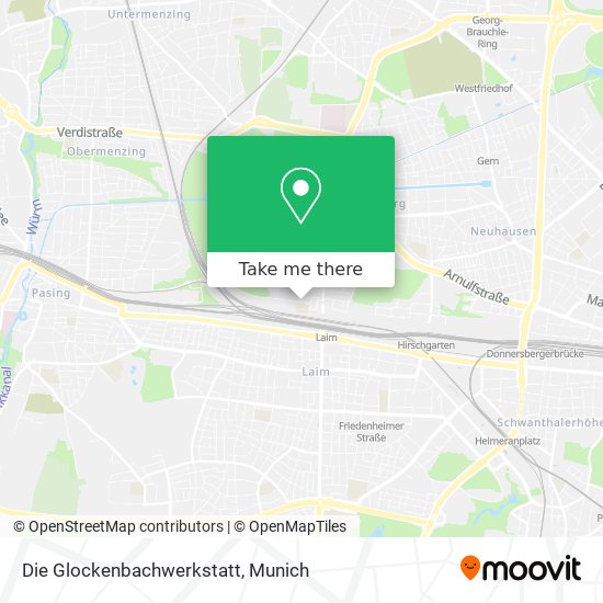 Die Glockenbachwerkstatt map