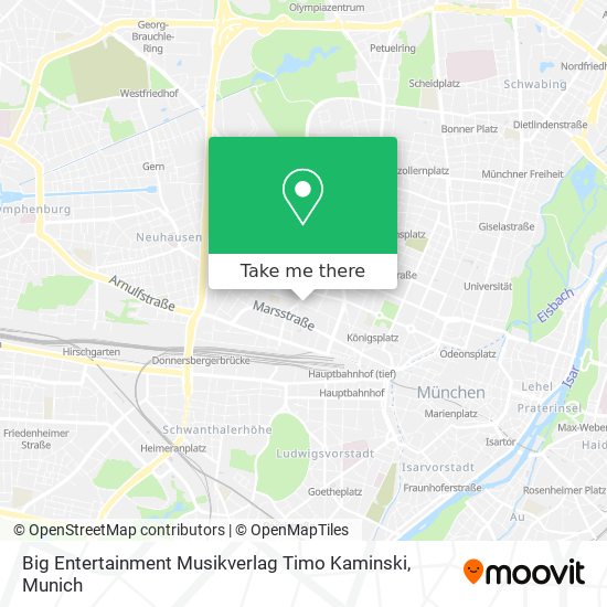 Big Entertainment Musikverlag Timo Kaminski map