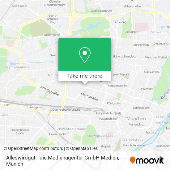 Карта Alleswirdgut - die Medienagentur GmbH Medien