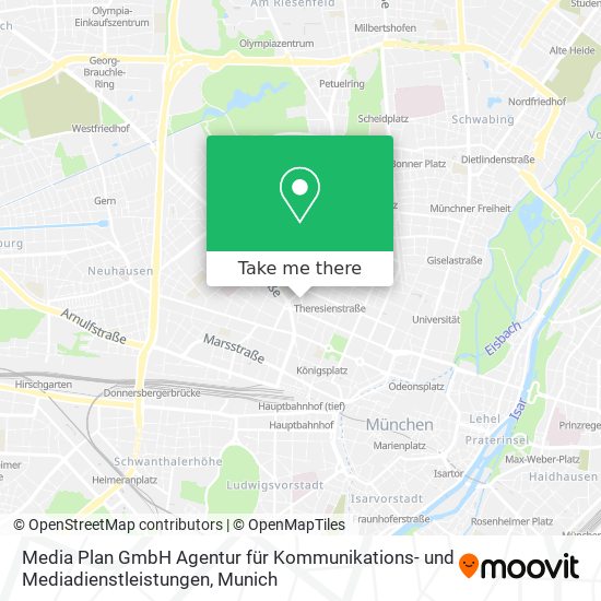 Media Plan GmbH Agentur für Kommunikations- und Mediadienstleistungen map