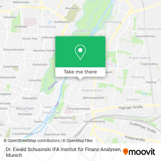 Dr. Ewald Schusinski IFA Institut für Finanz-Analysen map
