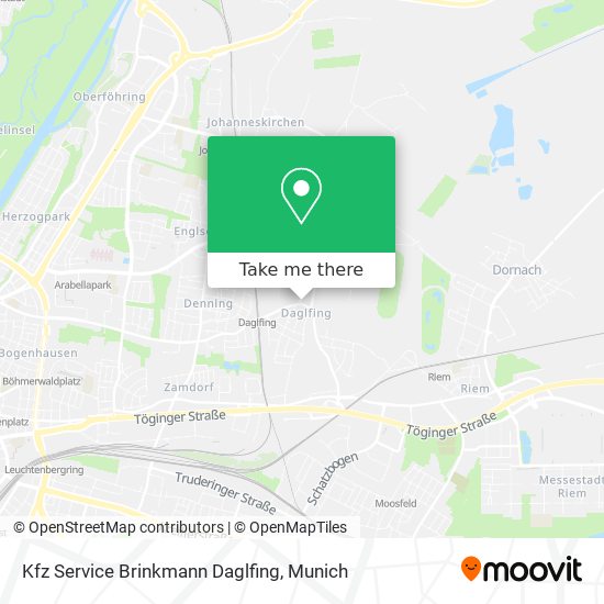Kfz Service Brinkmann Daglfing map