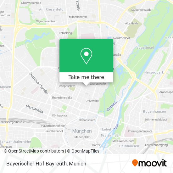 Bayerischer Hof Bayreuth map