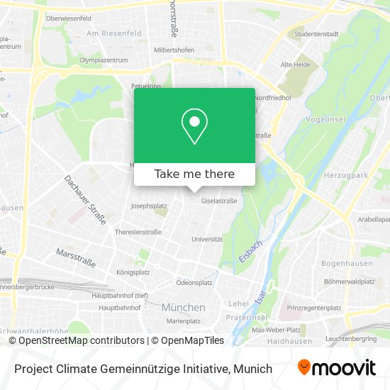 Карта Project Climate Gemeinnützige Initiative