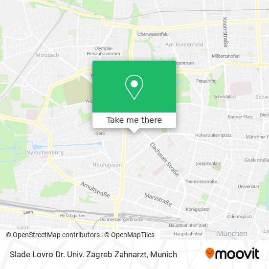 Slade Lovro Dr. Univ. Zagreb Zahnarzt map