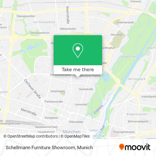 Schellmann Furniture Showroom map