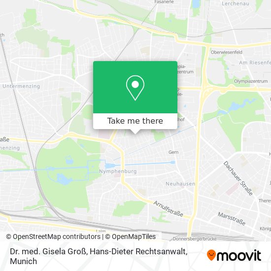 Dr. med. Gisela Groß, Hans-Dieter Rechtsanwalt map
