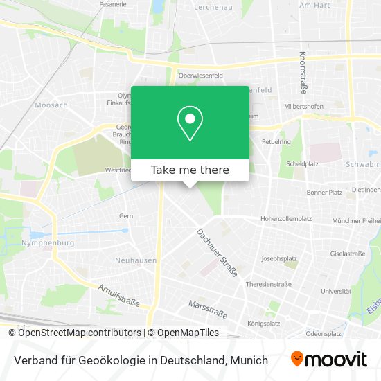 Verband für Geoökologie in Deutschland map