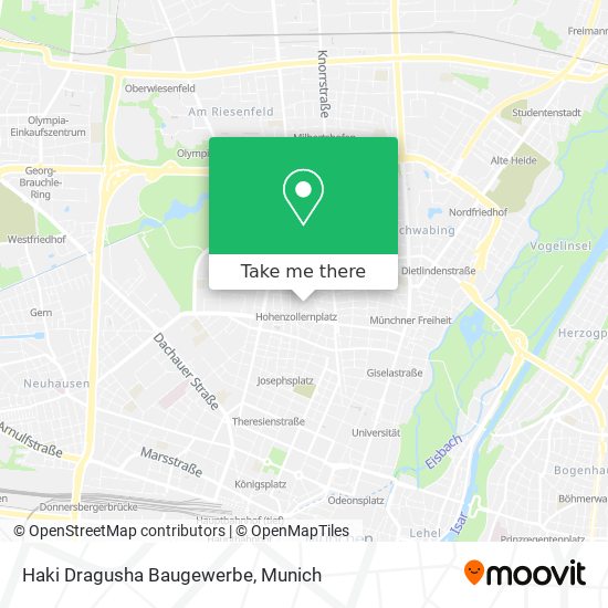 Haki Dragusha Baugewerbe map