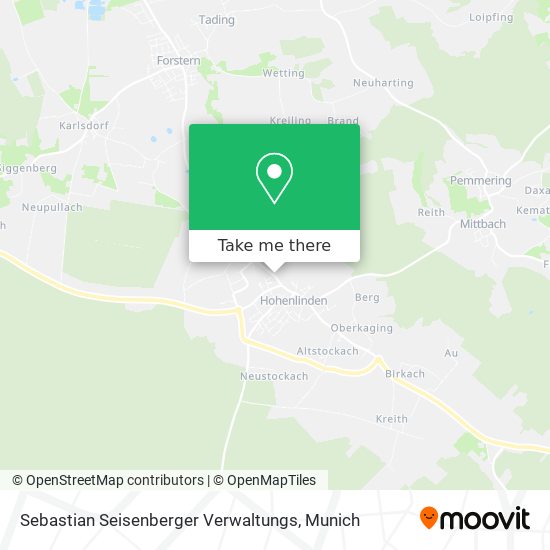 Sebastian Seisenberger Verwaltungs map