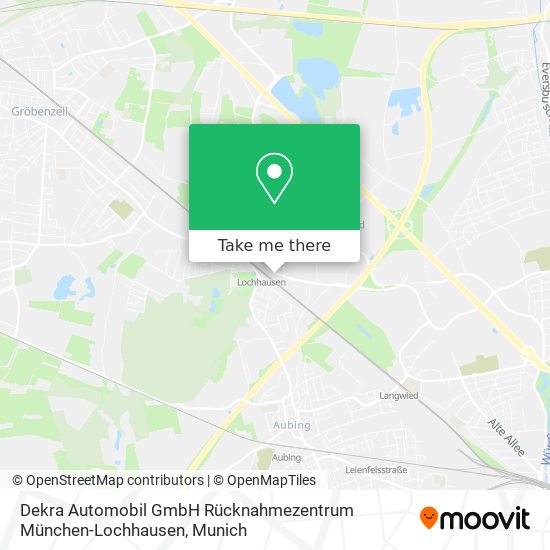 Dekra Automobil GmbH Rücknahmezentrum München-Lochhausen map