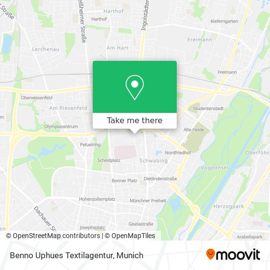 Benno Uphues Textilagentur map