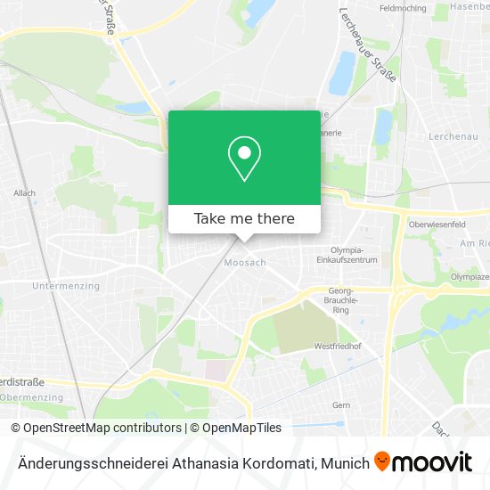 Änderungsschneiderei Athanasia Kordomati map