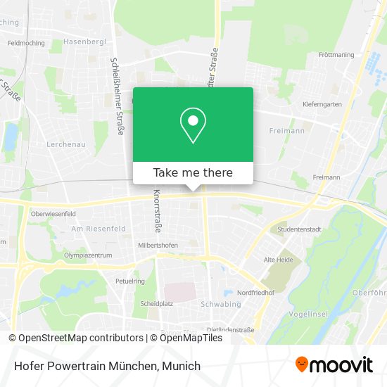 Hofer Powertrain München map